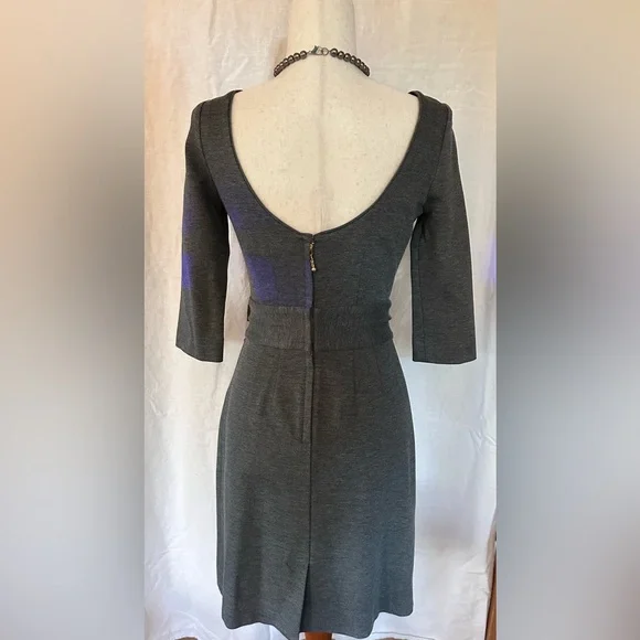 KATE SPADE DRESS SALE!!!! Kate Spade ♠️ NY Magdalena Gray Ponte Dress Sz 2 - Picture 2 of 16